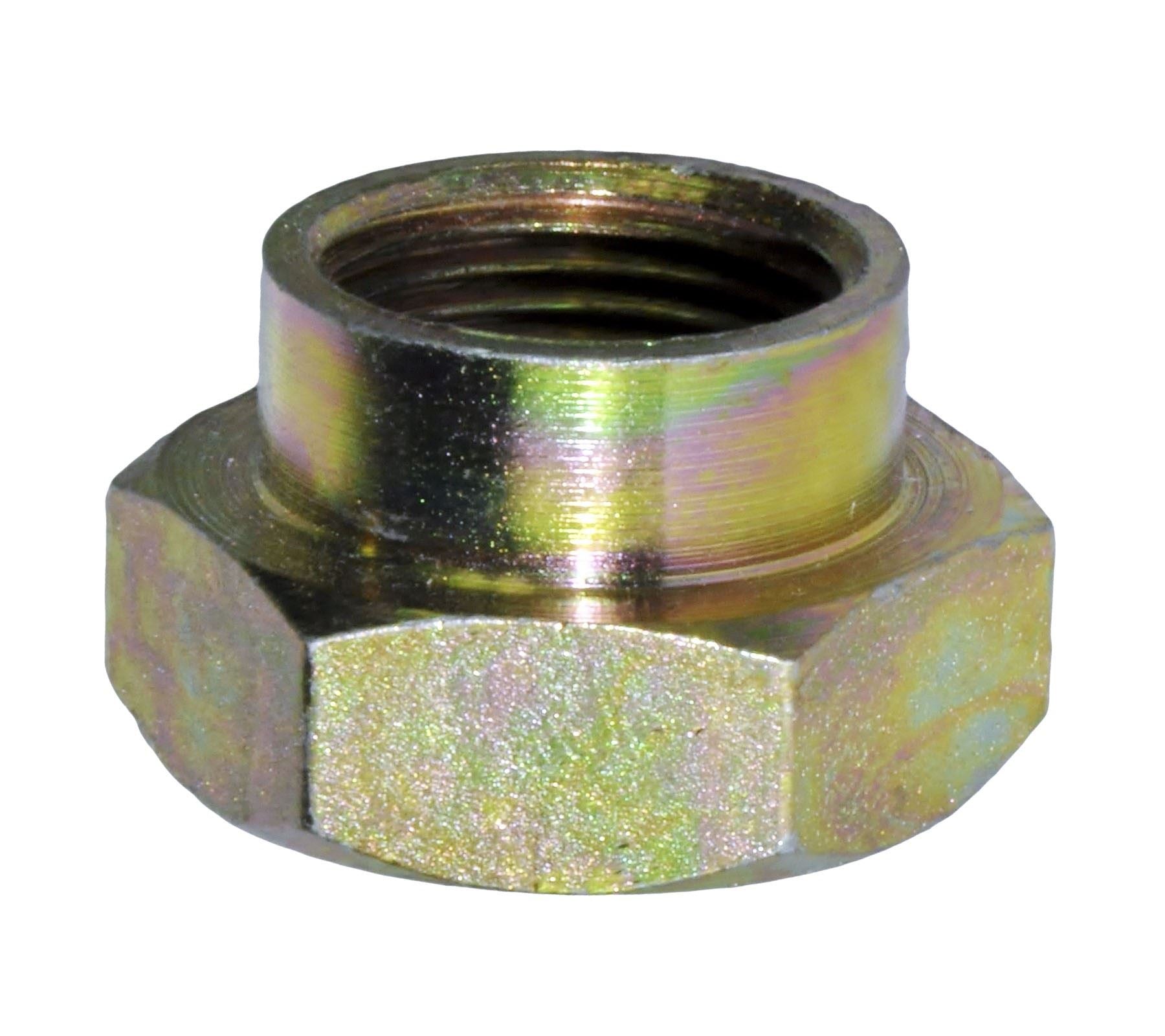 Front axle hub nut OEM 329714 close up view