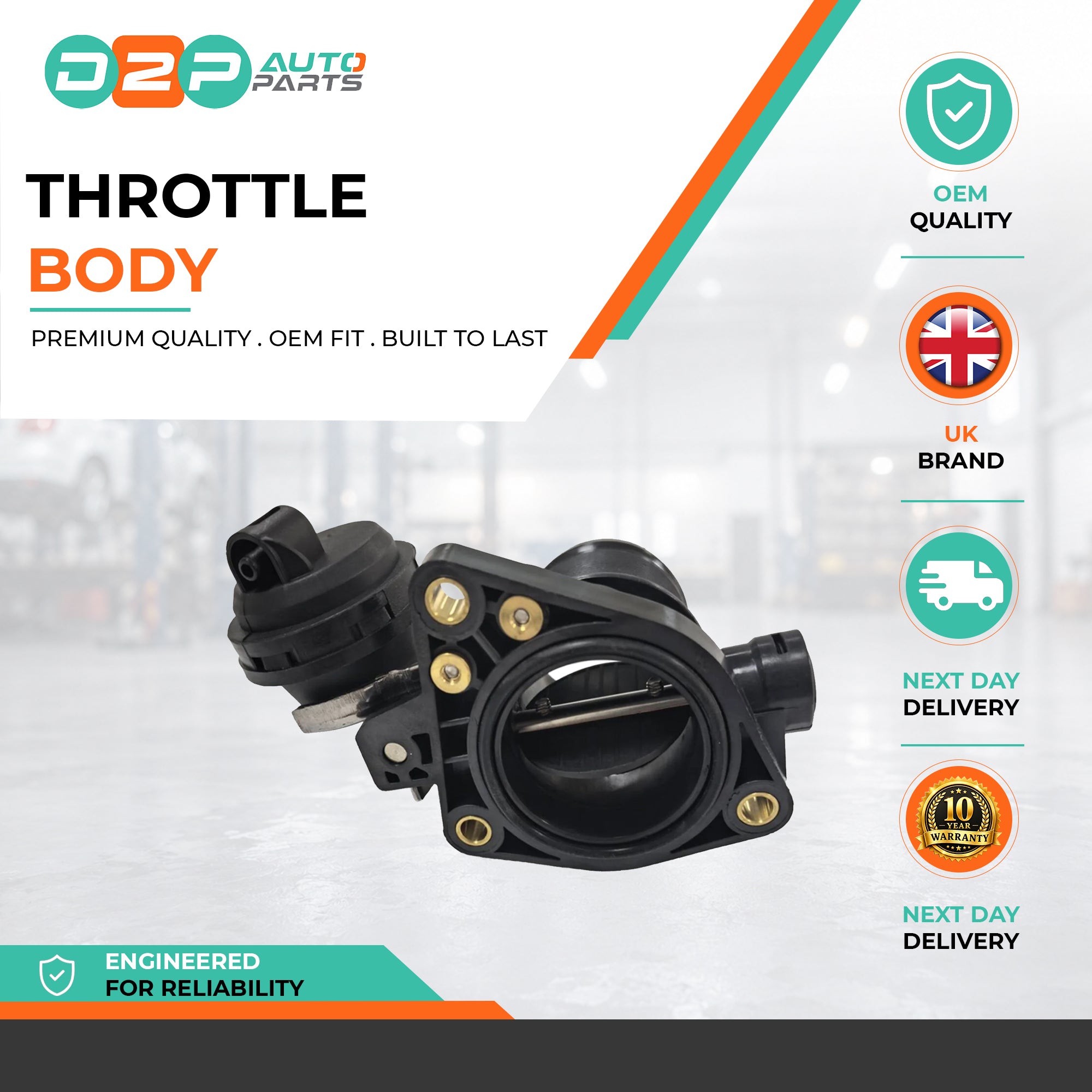 Throttle Body For Renault: Espace, Grand Scénic, Laguna, Vel Satis