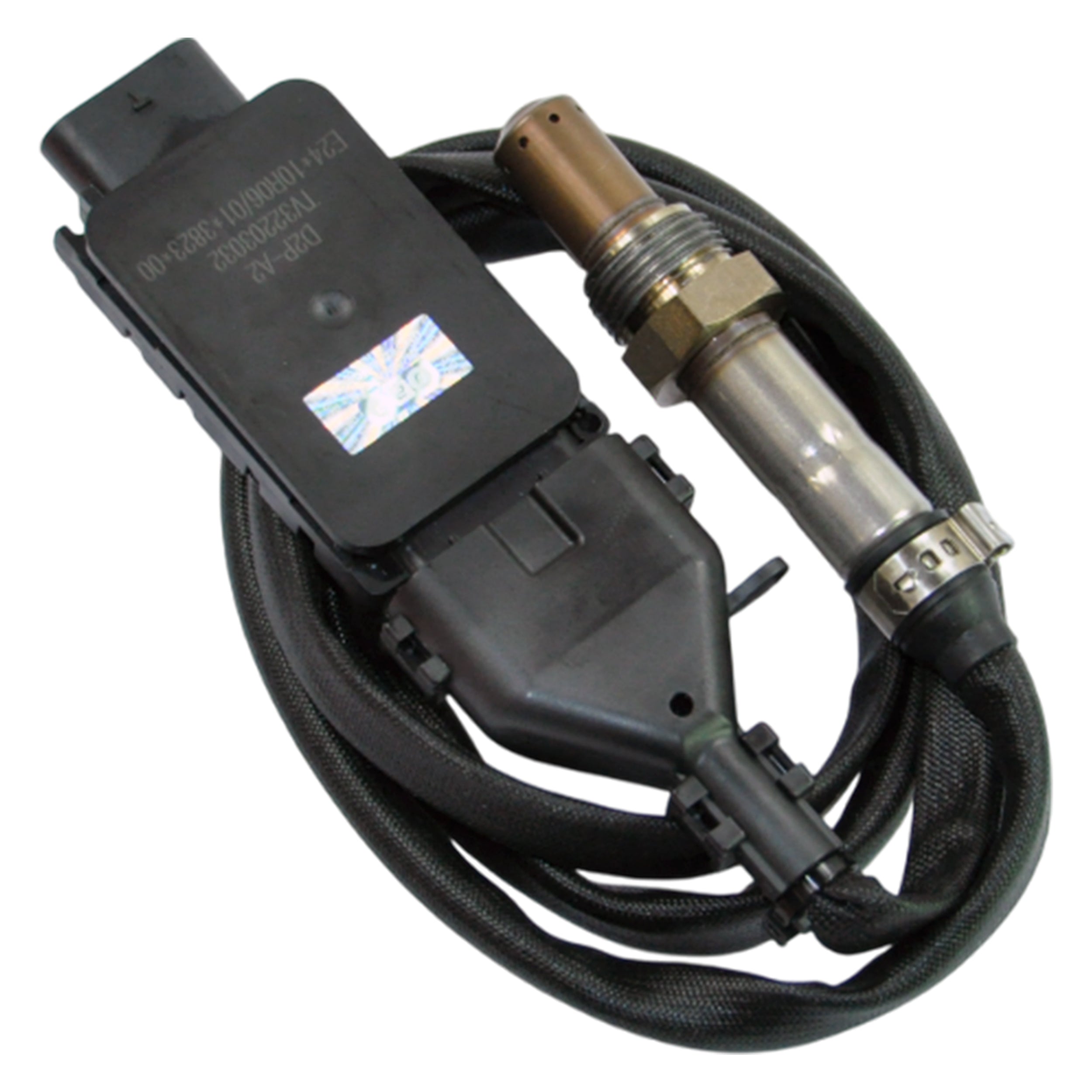 Volvo NOx sensor installed-ready replacement – sensor tip and harness visible