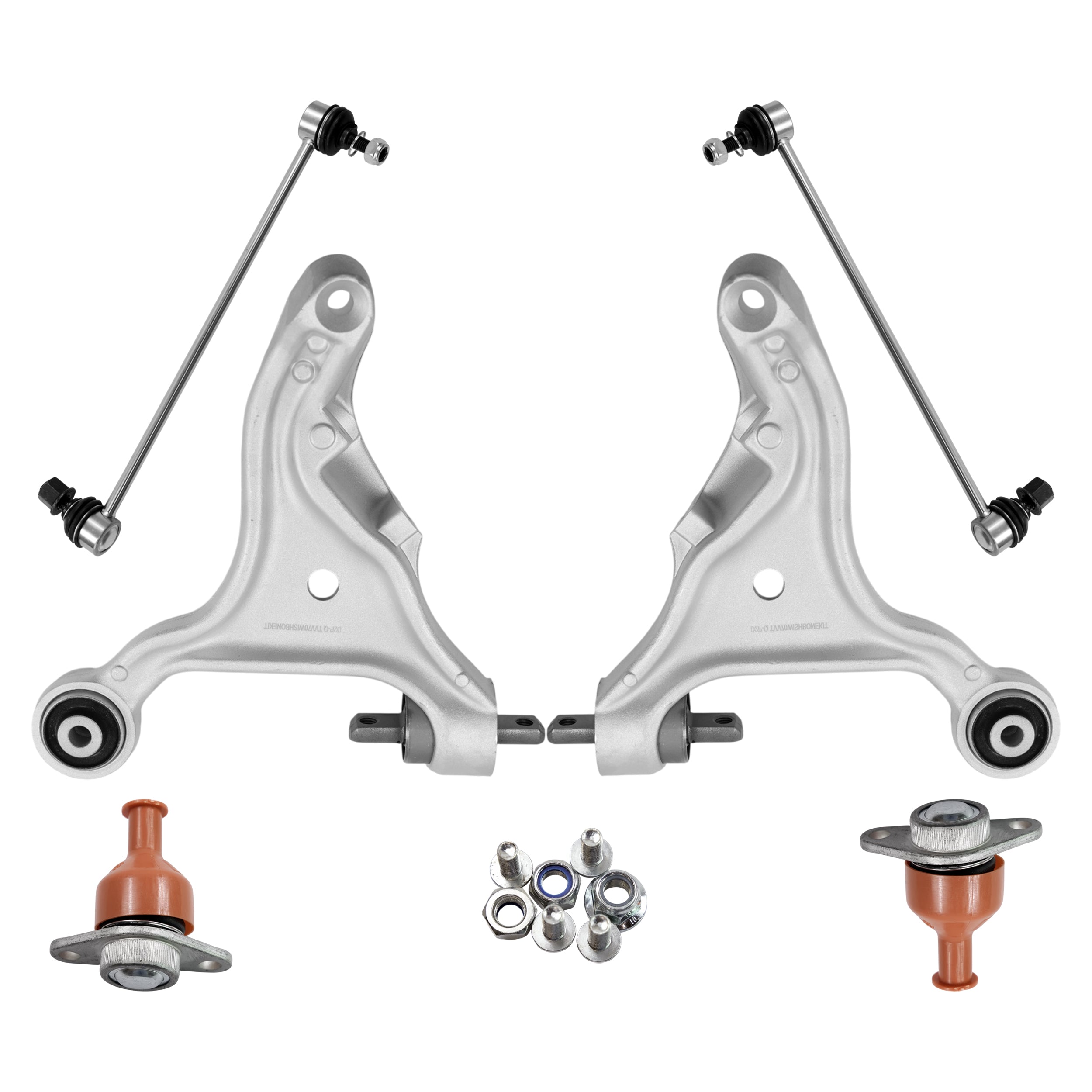 Front Lower Suspension Track Control Arms Pair (Lh & Rh) For Volvo S60