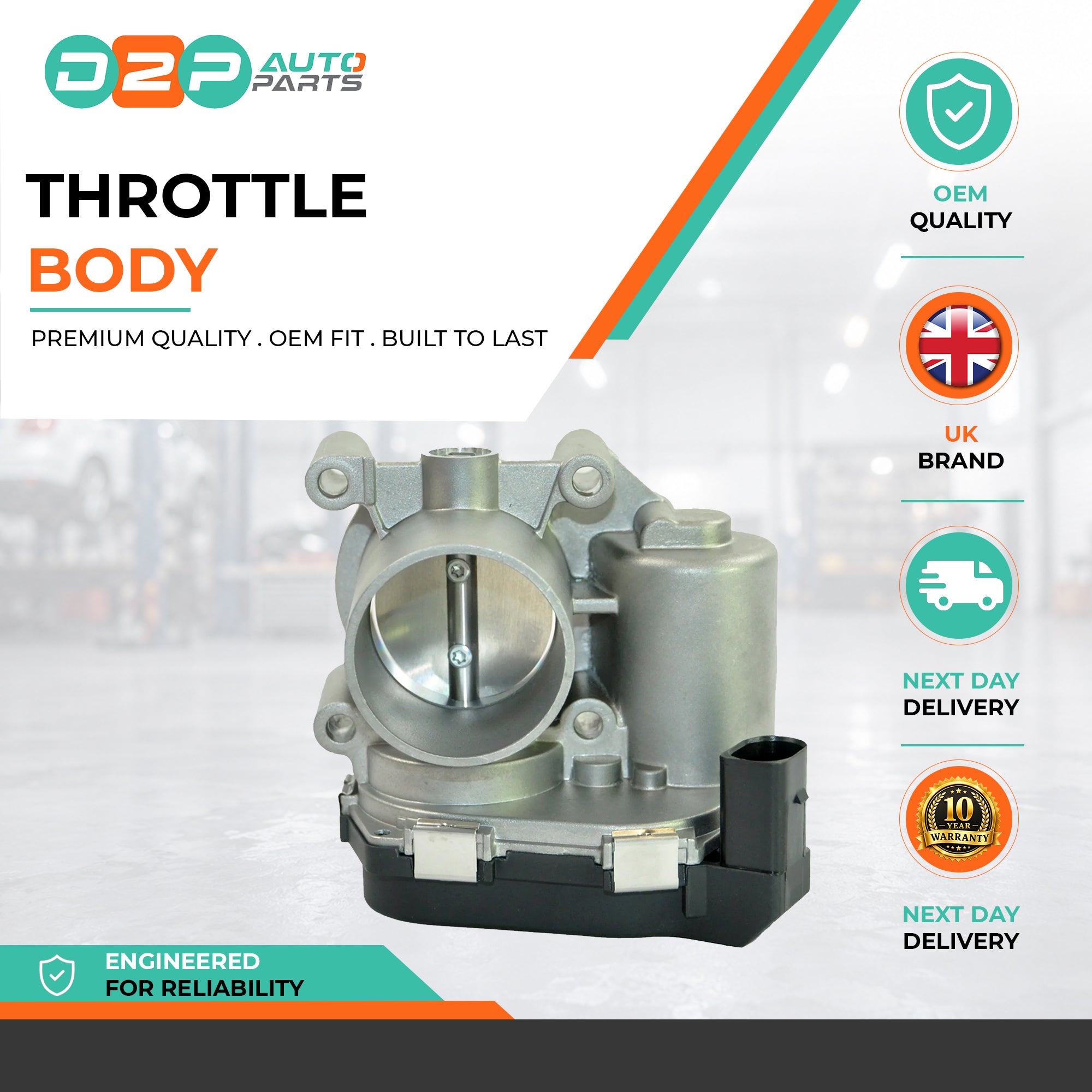 Throttle Body for Seat: Cordoba, Ibiza, Skoda: Fabia, Roomster, VW: Fox, Polo 03C133062R