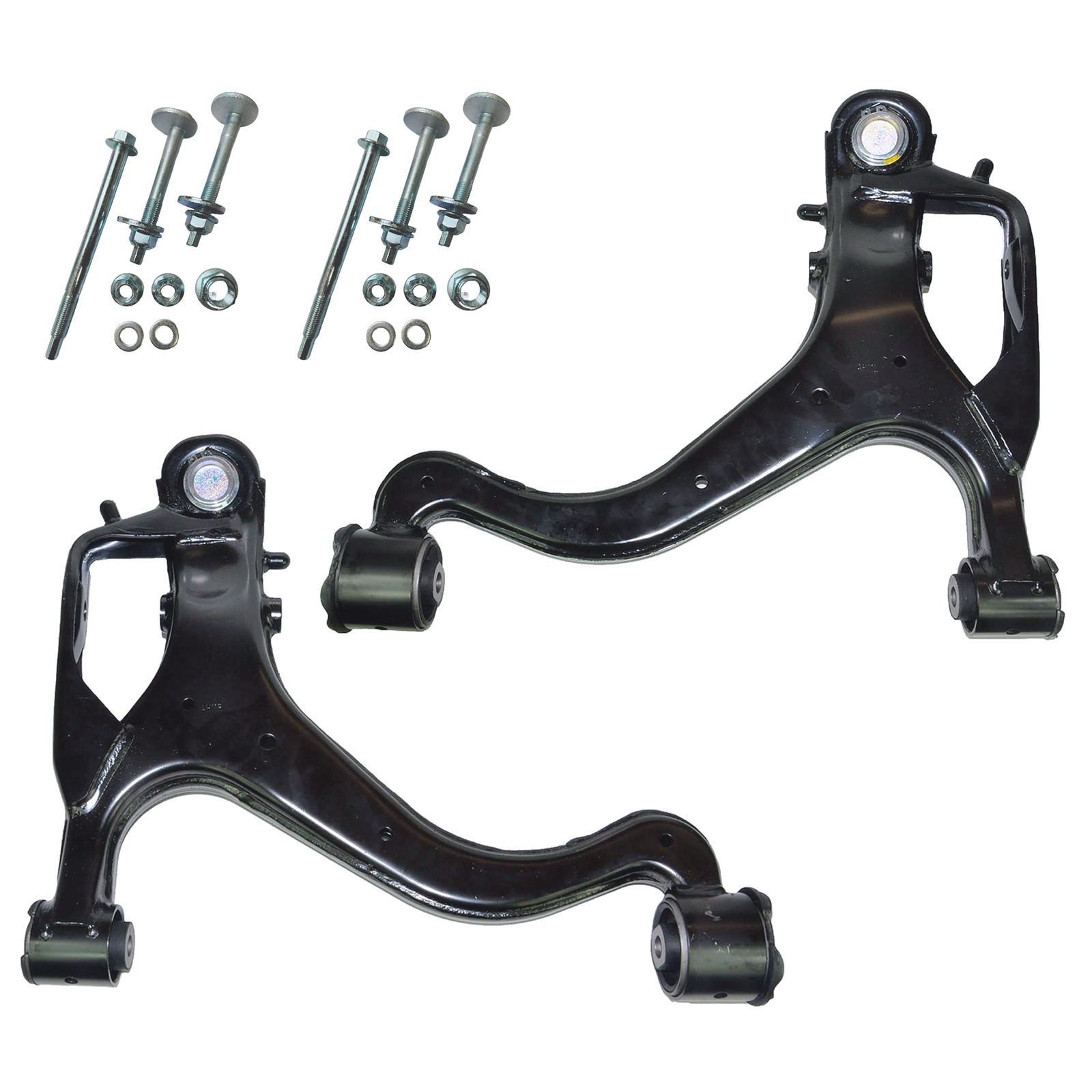 Front Lower Suspension Wishbone Control Arms Bolt Kit for Land Rover: Discovery