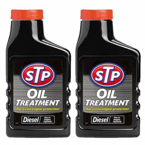 2 X STP Oil Treatment Additive For Diesel Engines Protect Anti Friction 300ml