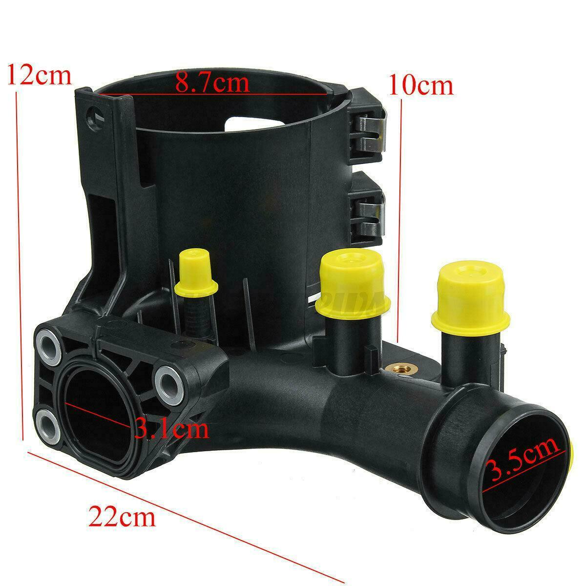 Fuel filter housing with water outlet for Mercedes OM651 engine