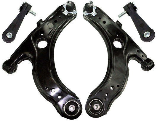 Front Lower Suspension Wishbone Control Arms Kit (Left & Right) For Audi, VW, Seat, Skoda A3, and Octavia - D2P Autoparts