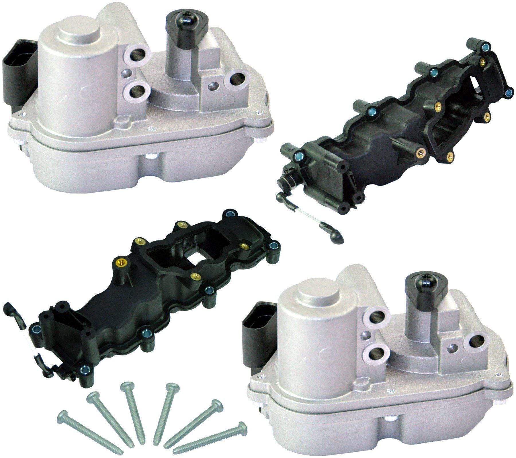 Pair Of Intake Manifolds & Actuator Motors For Audi, VW, and Ford