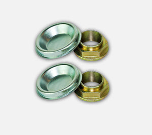 Rear Hub Nut & Dust Cap Set Of 2 For Peugeot, and Citroen 373917 - D2P Autoparts