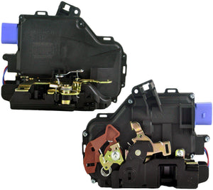 Rear Left Door Lock Mechanism 7 Pins For Seat/Skoda/Vw/Jaguar - D2P Autoparts