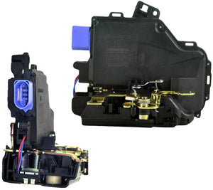 Rear Left Door Lock Mechanism 7 Pins For Seat/Skoda/Vw/Jaguar - D2P Autoparts