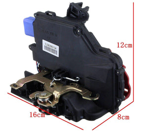 Rear Left Door Lock Mechanism 7 Pins For Seat/Skoda/Vw/Jaguar - D2P Autoparts