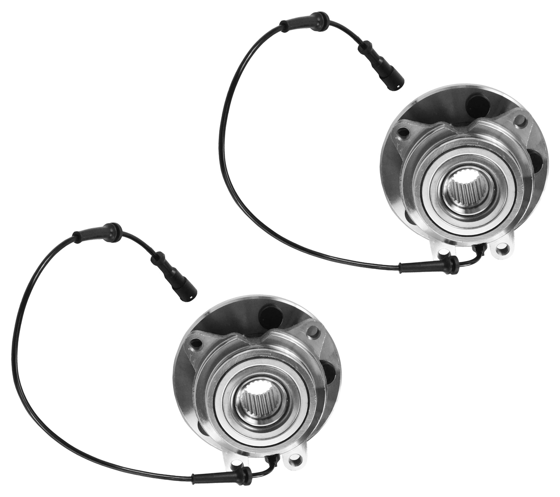 Rear (Left + Right Pair) Wheel Bearings Hub + Abs Sensor For Land Rover: Discovery TAY100050 - D2P Autoparts