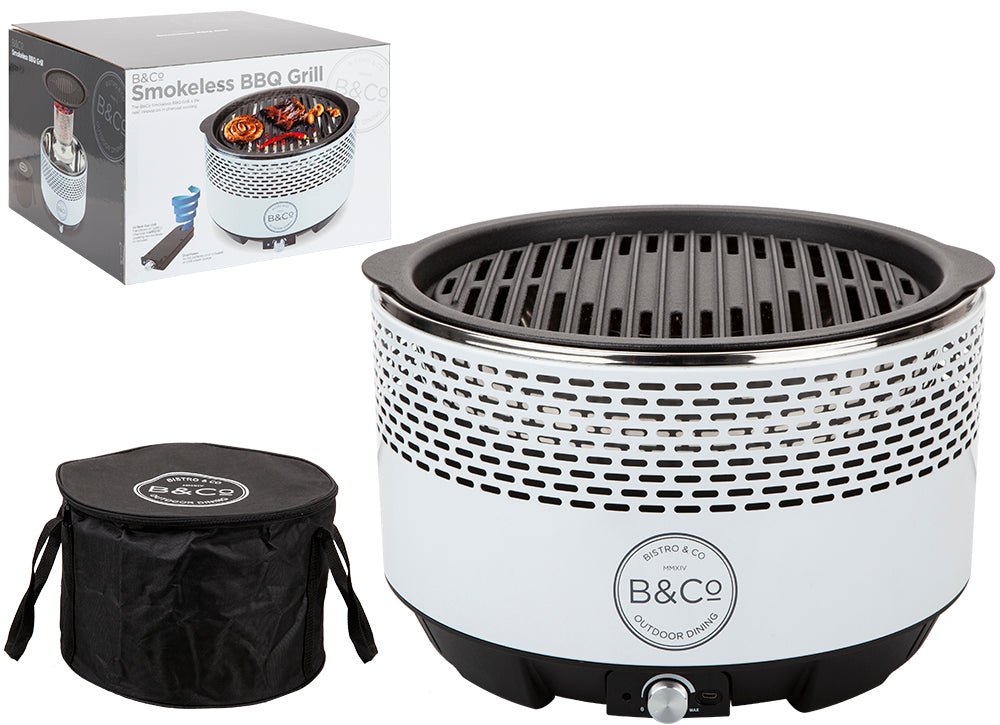 B&Co Al Fresco Smokeless BBQ Grill