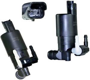 Twin Outlet Washer Pump For Windscree Cleaning System For Citroen, Peugeot & Renault Awp16 - D2P Autoparts