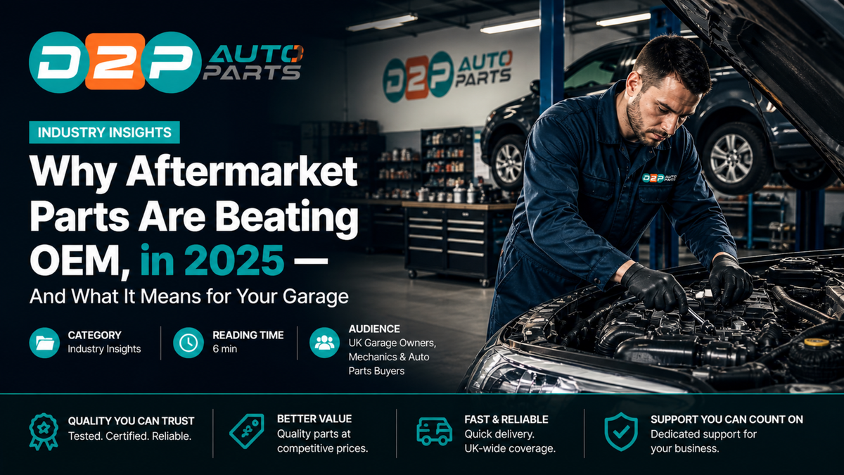 Why Aftermarket Parts Are Beating OEM in 2025 — And What It Means for Your Garage