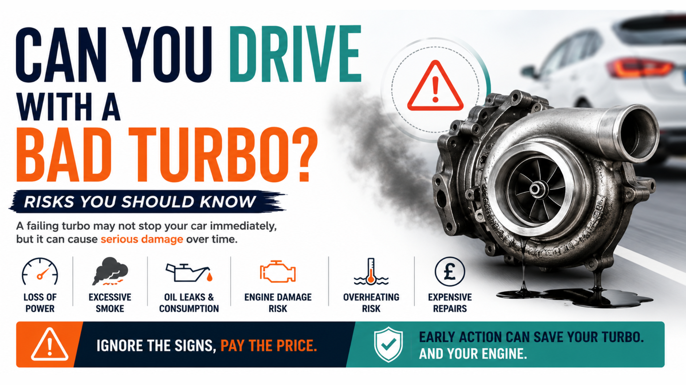 Can You Drive With a Bad Turbo? Risks You Should Know
