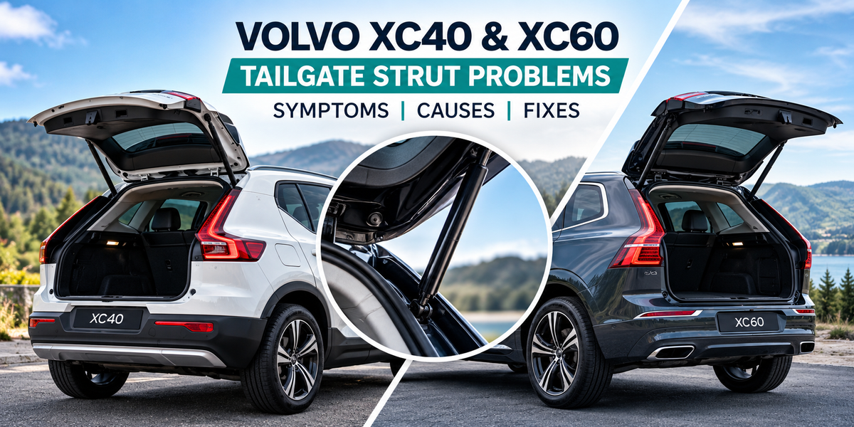 Volvo XC40 &amp; XC60 Tailgate Strut Problems: Symptoms, Causes & Fixes