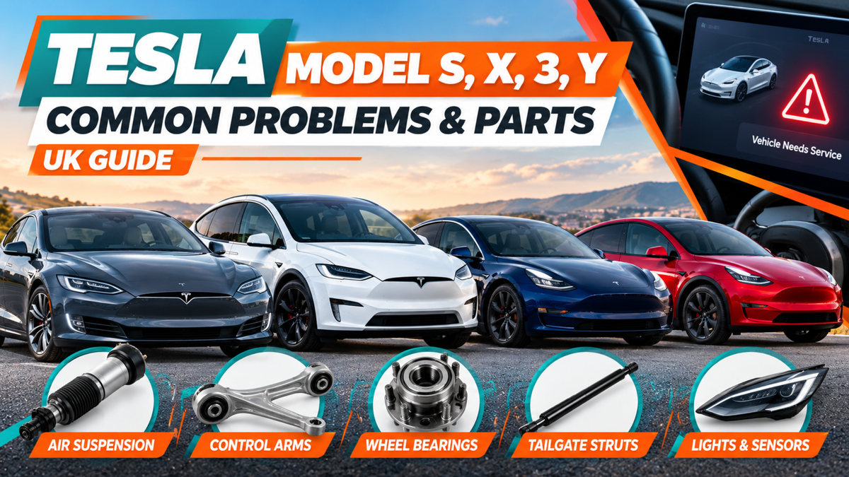 Tesla Model S, X, 3 & Y Common Problems: The Parts That Wear Out First (UK Guide)