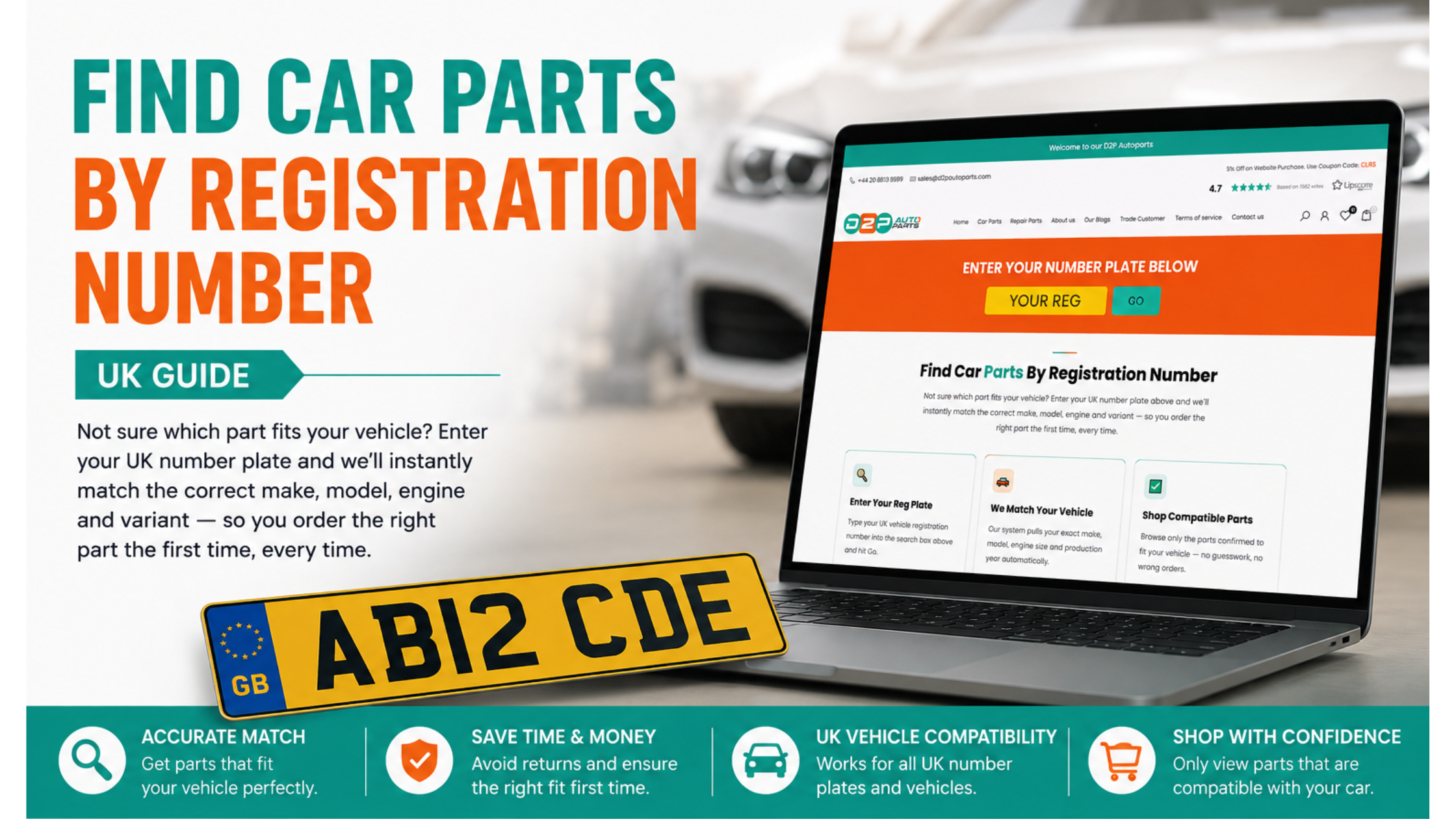 How to Find Car Parts By Registration Number | UK Guide