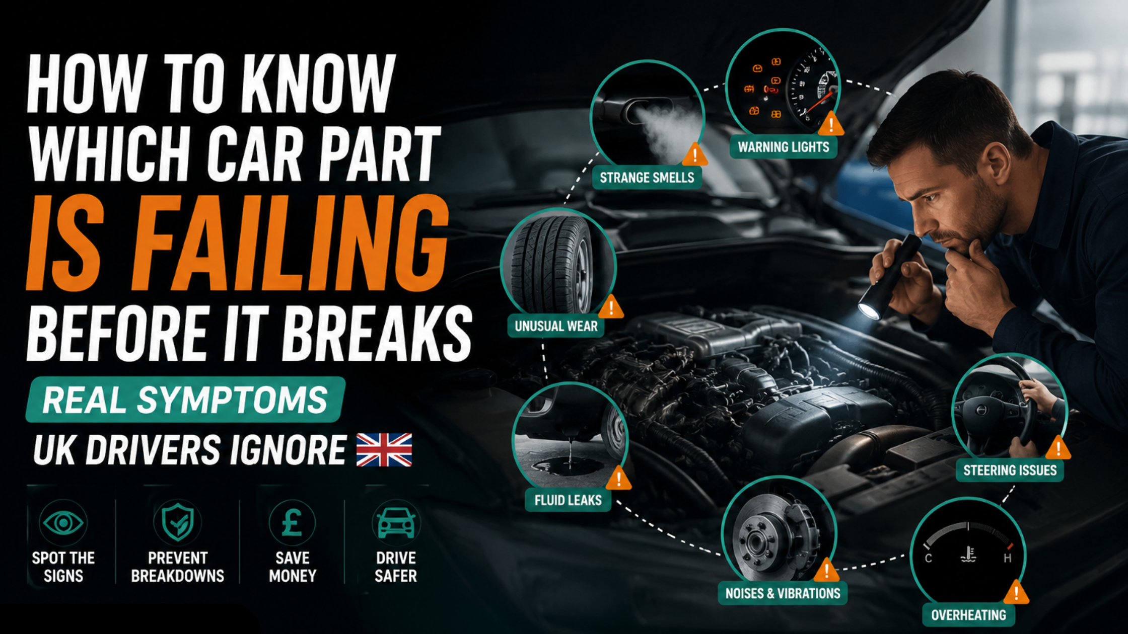 How to Know Which Car Part Is Failing Before It Breaks (Real Symptoms UK Drivers Ignore)
