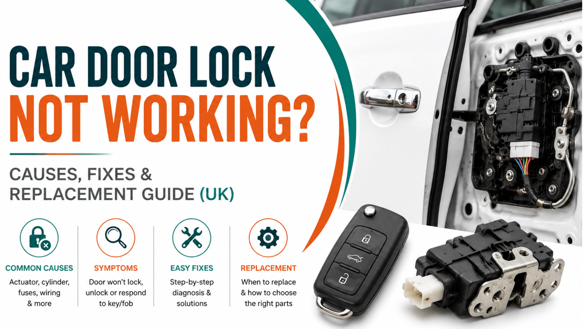 Car Door Lock Not Working? Causes, Fixes & Replacement Guide (UK)