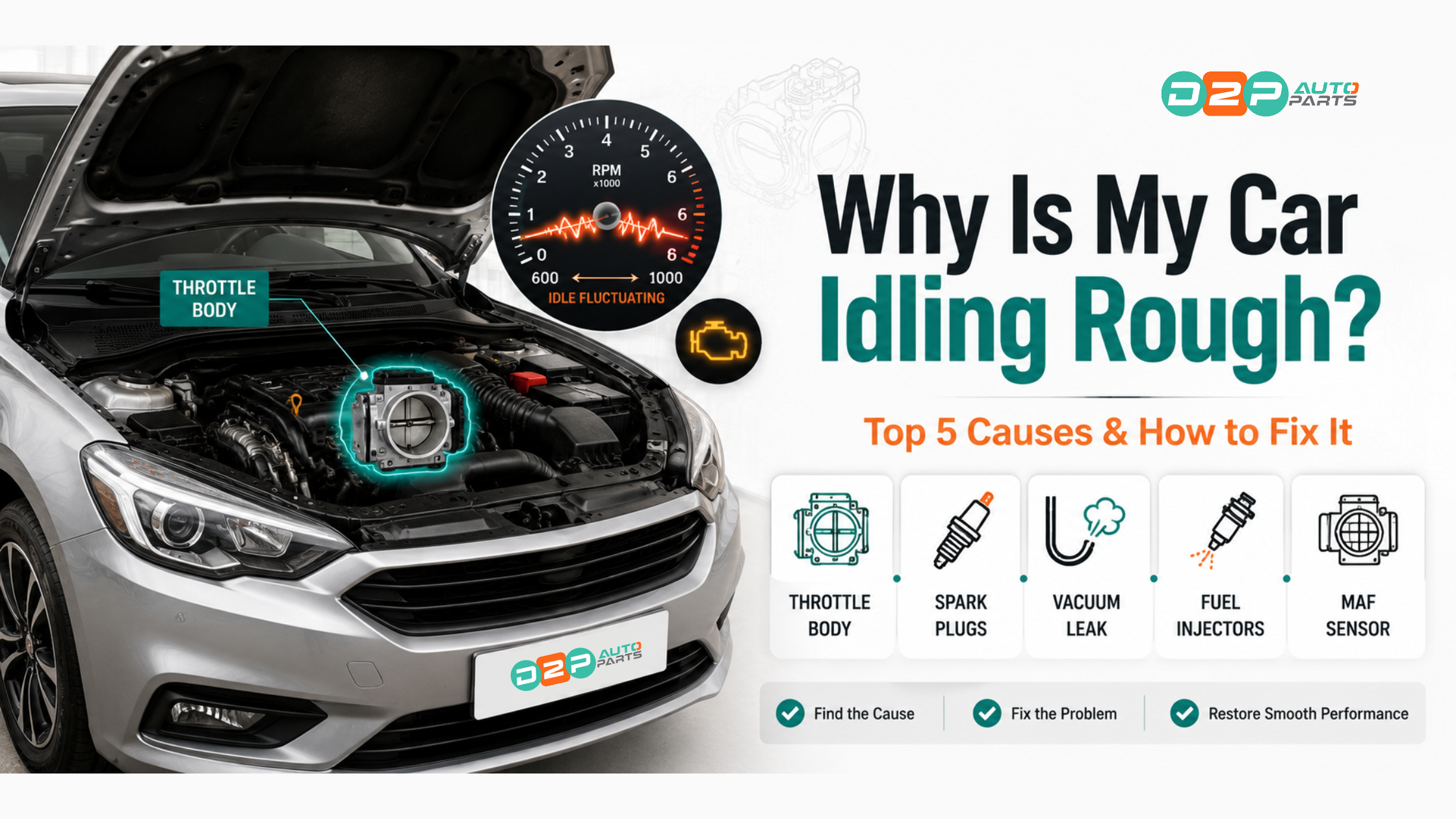 Why Is My Car Idling Rough? Top 5 Causes & How to Fix It