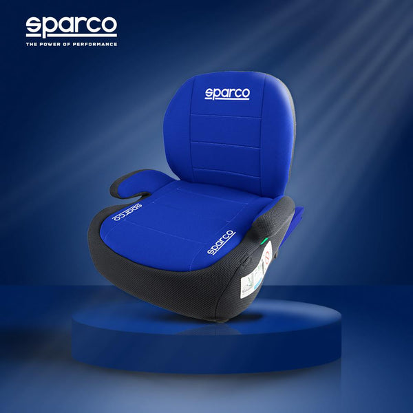Sparco Universal Car Booster Seat I-Size For 6–12 Years Kids Blue/Grey