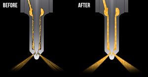 Diesel fuel tank additive for restoring performance reducing smoke and cleaning injectors