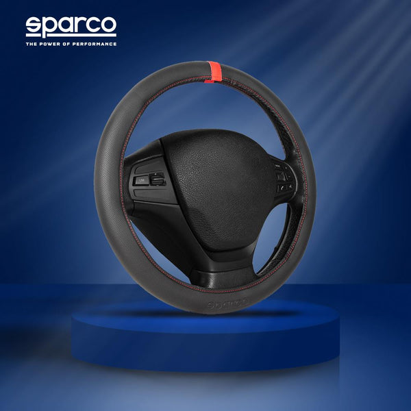Sparco Steering Wheel Cover Black & Red EVA 15" Anti-Slip Universal