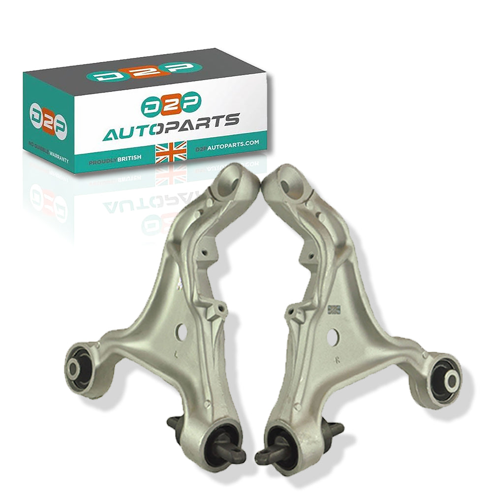 Front Lower Suspension Wishbone Track Control Arms Pair For Volvo
