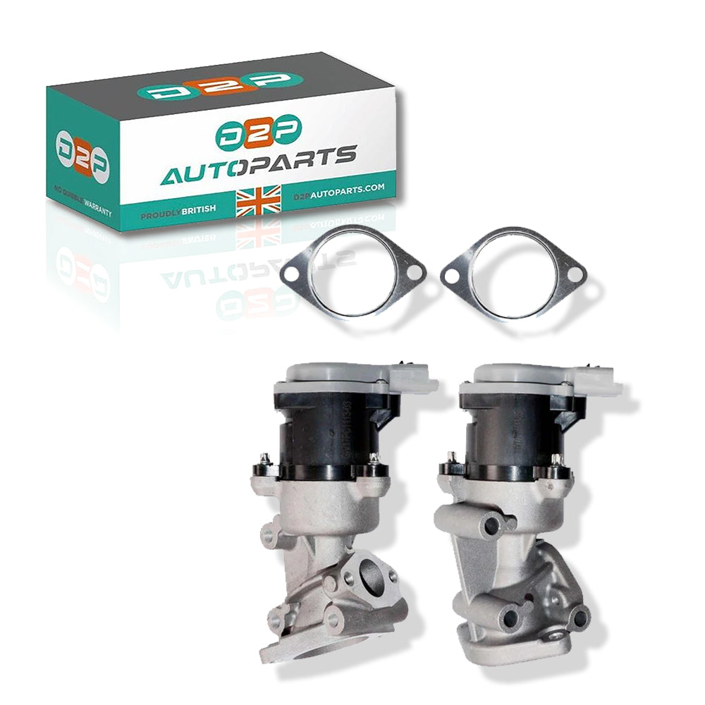 Egr Valve Pair (Front Left & Right Sides) For Peugeot, Citroen, Jaguar, and Land-Rover LR018465