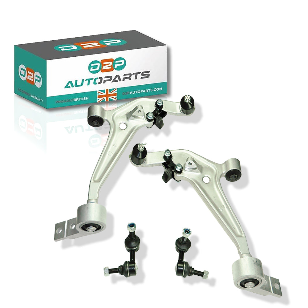 Front Lower Suspension Track Control Arms & Links Kit For Nissan X-Trail