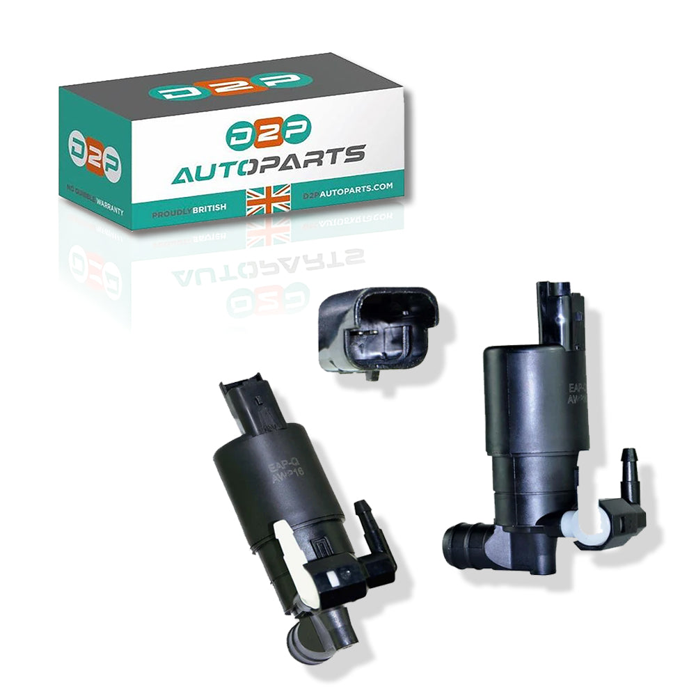 Twin Outlet Washer Pump For Windscree Cleaning System For Citroen, Peugeot & Renault Awp16