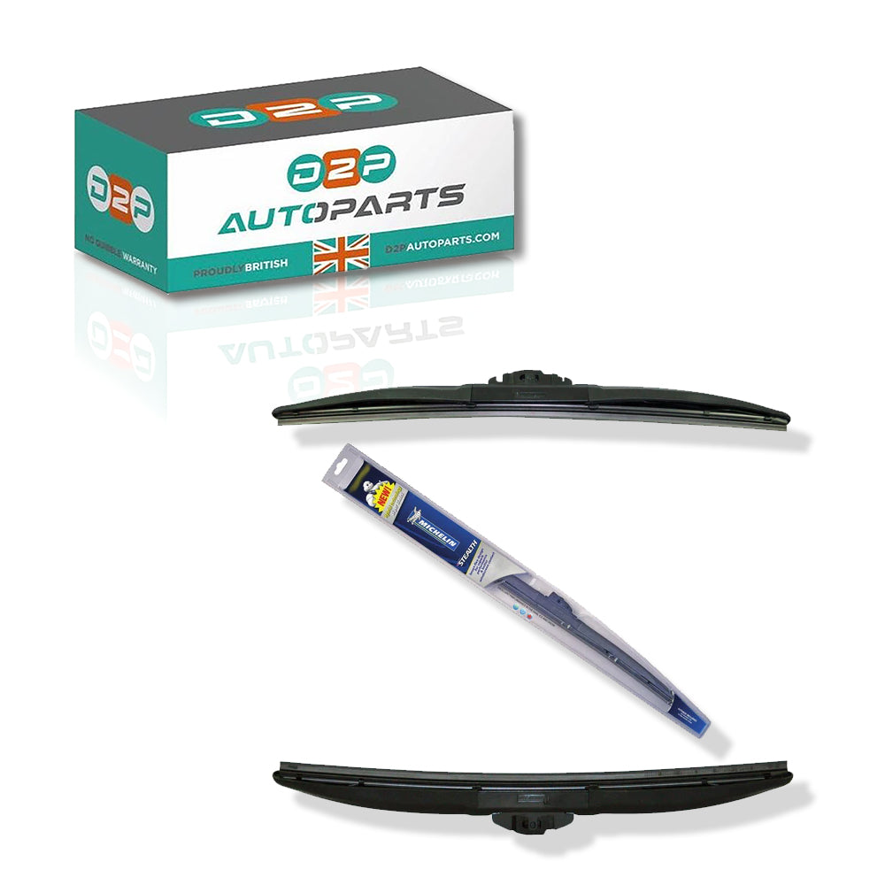 Genuine Michelin Stealth Hybrid Front Wiper Blades Pair Of 16″/ 400 Mm + 20″/ 500 Mm