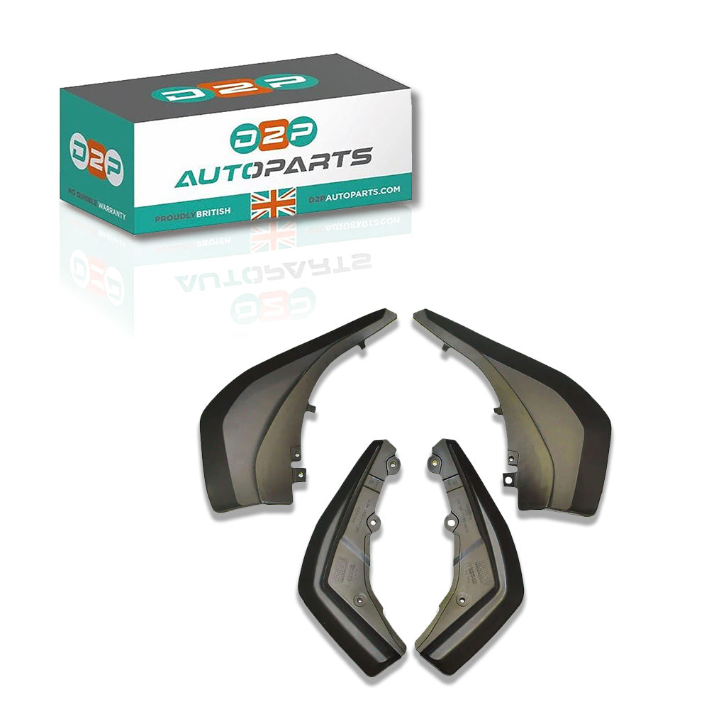 Front & Rear Mudguards Kit (Left & Right Sides) For Land Rover