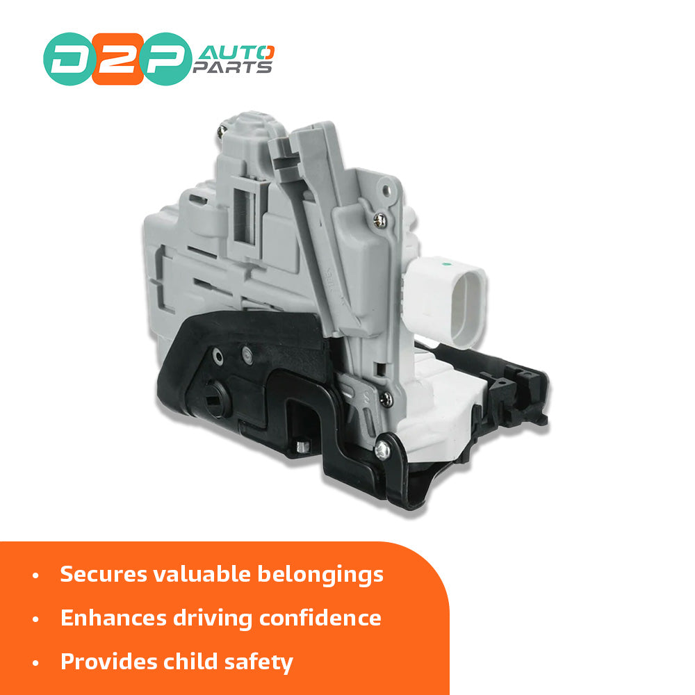 Rear Left Passenger Door Lock Actuator (8 Pins) For Audi, and VW