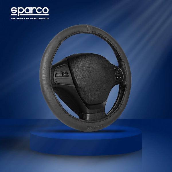 Sparco 38cm Steering Wheel Cover Eva Material Non-slip Black For All Cars