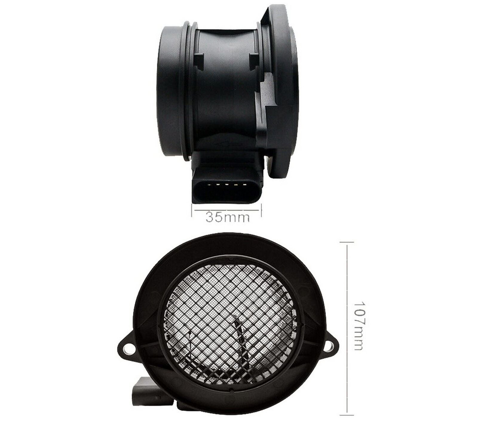 MAF Mass Air Flow Meter Sensor For Mercedes-Benz: C, CLC, CLK, and E-Class, SLK, Sprinter, 5WK9638
