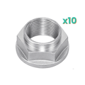 X10 Bearing Nut Rear Hub For Citroen C5 C6 Xantia Xsara Picasso 373917 373928
