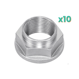 X10 Bearing Nut Rear Hub For Citroen C5 C6 Xantia Xsara Picasso 373917 373928