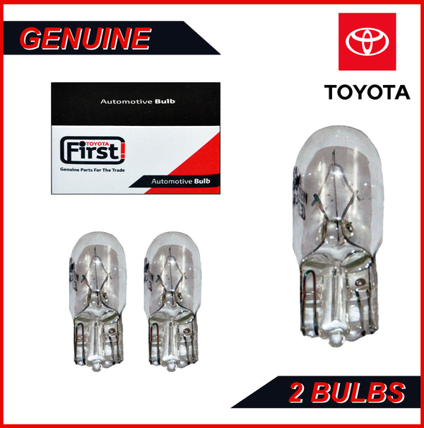 T10 501 Bulbs 12v 5w Sidelight Capless Number Plate W5w Halogen Car Bulbs X2