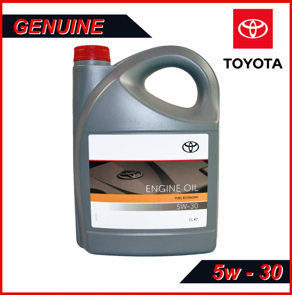 Genuine Toyota Sae 5w30 Engine Oil Fuel Economy 5 Litres Semi Synthetic