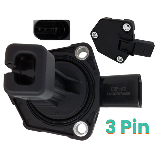 Engine Oil Level Sensor 03C907660M for Audi A1, A3, A4 B8, A5, A6, A8, Q5, Q7, and TT