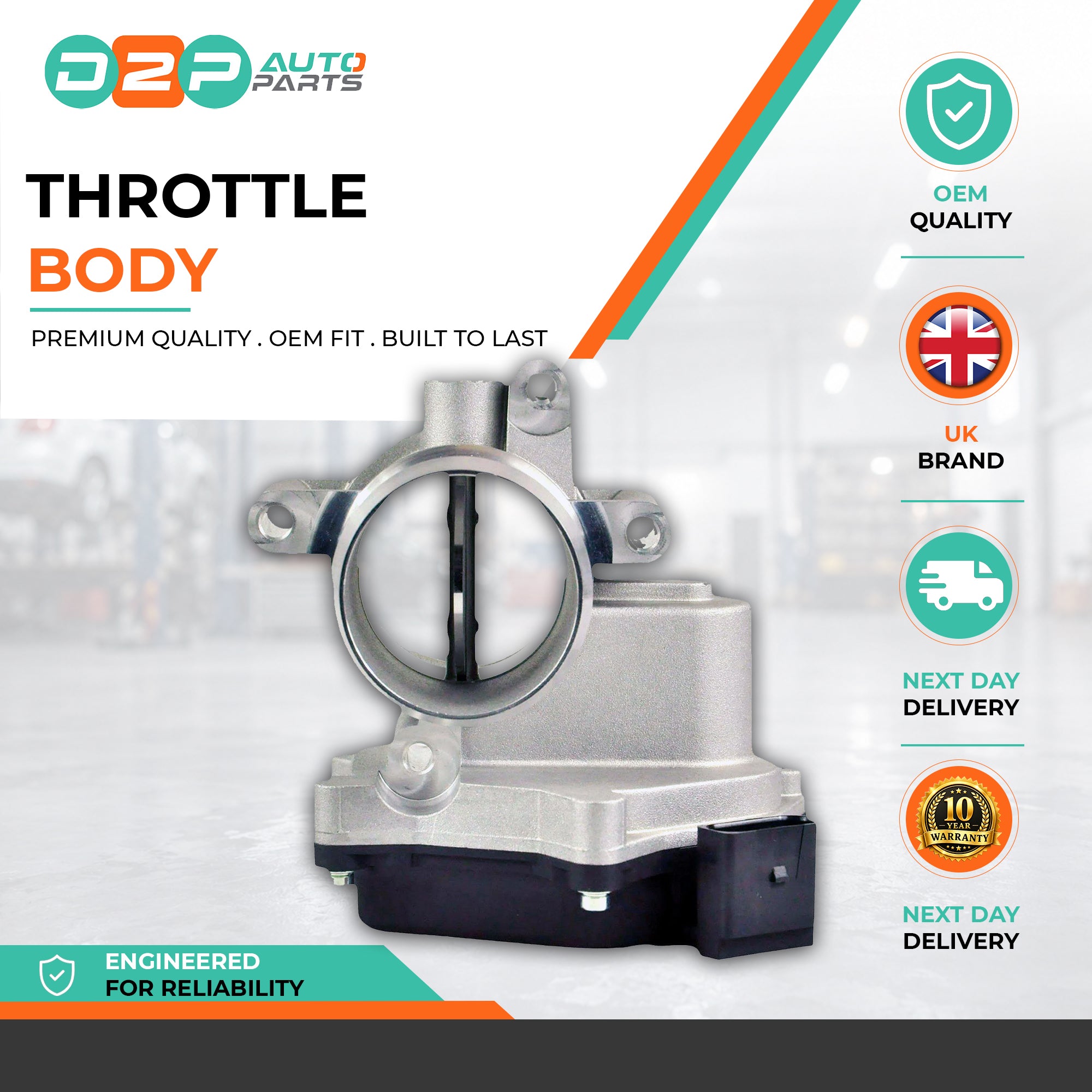 5 Pins Throttle Body For Audi, VW, Seat, and Skoda 03G128063F