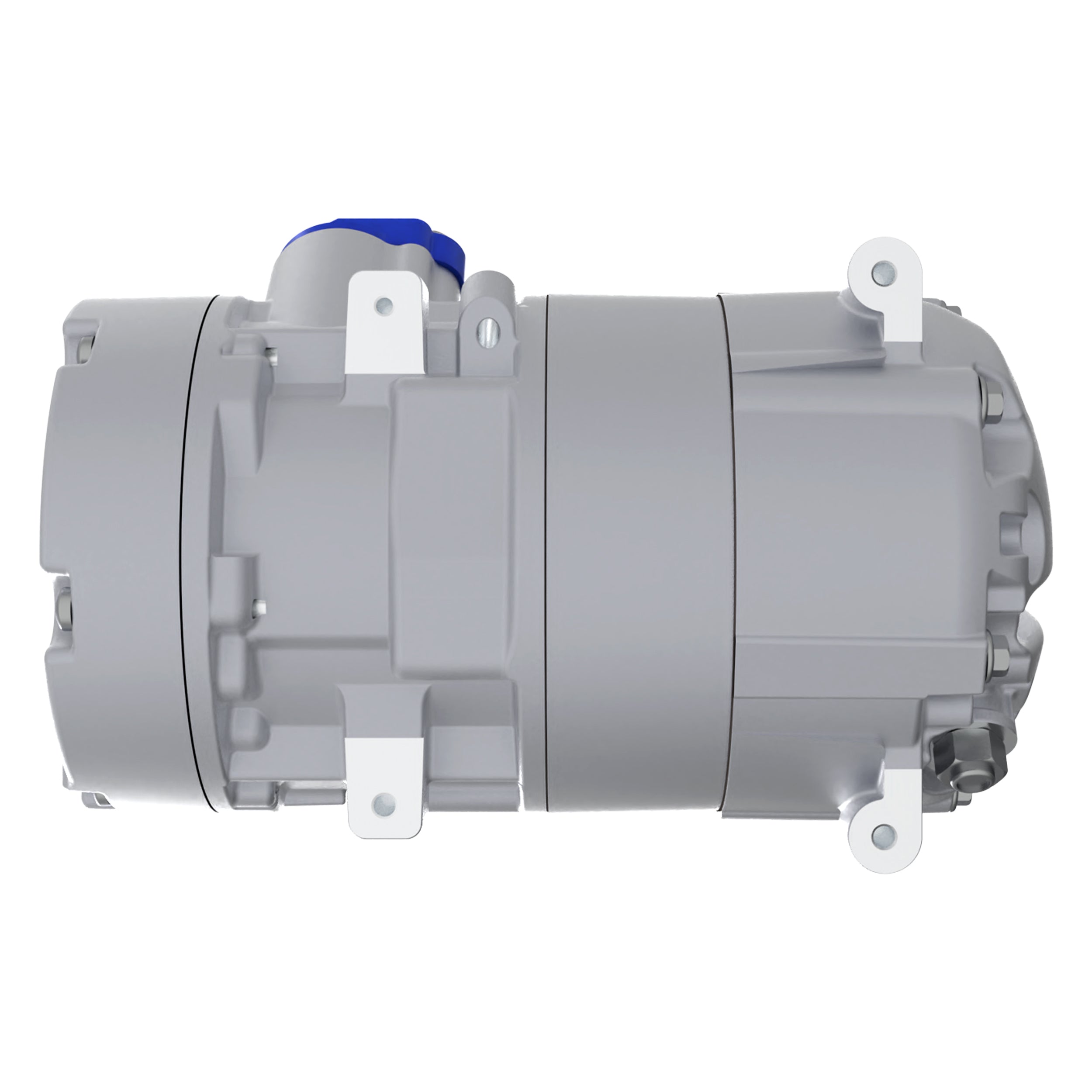 D2P automotive air conditioning compressor assembly