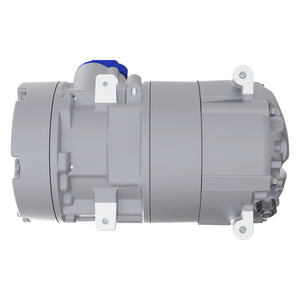 D2P automotive air conditioning compressor assembly