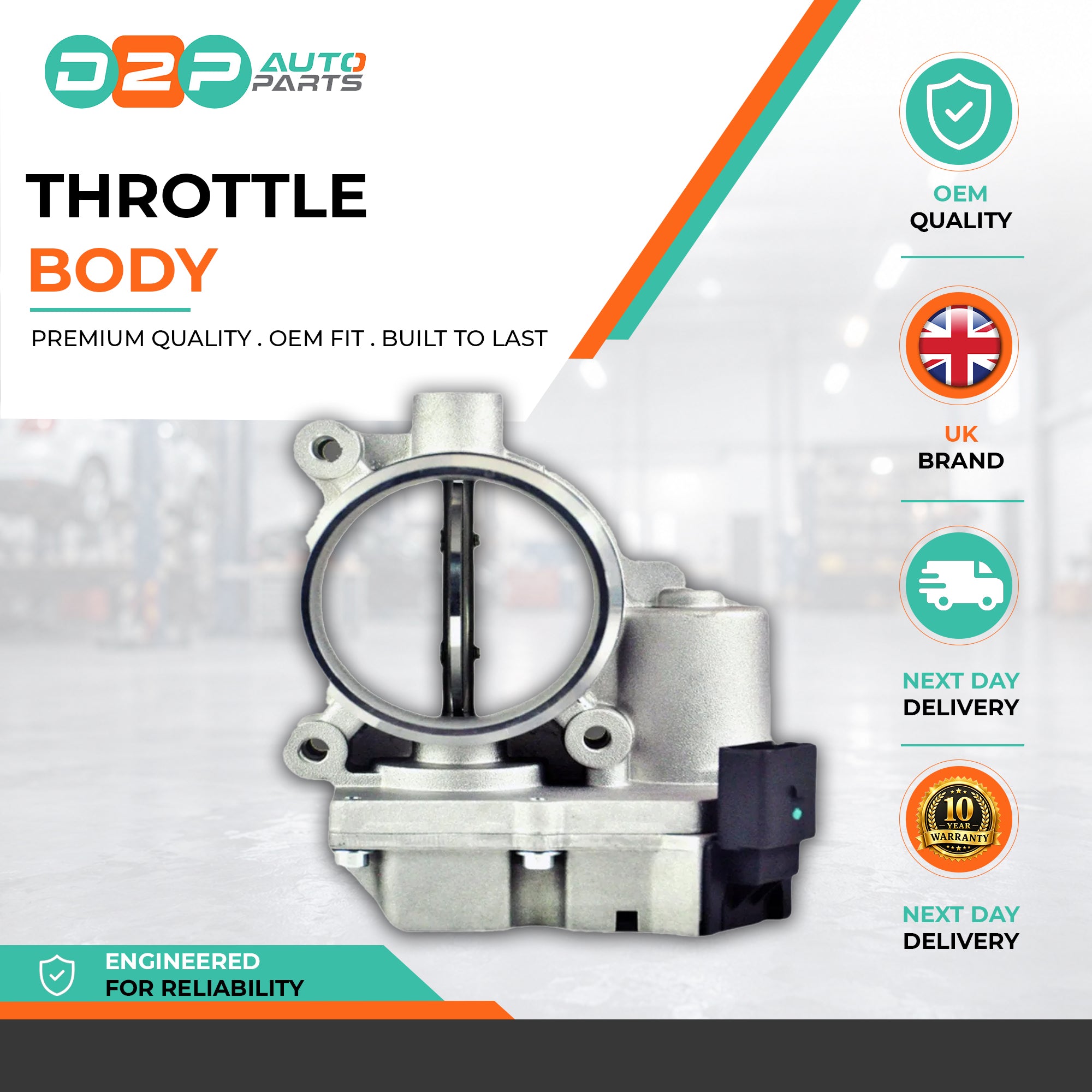 Throttle Body (4 Pins) For Audi and VW 4E0145950C, 4E0145950D