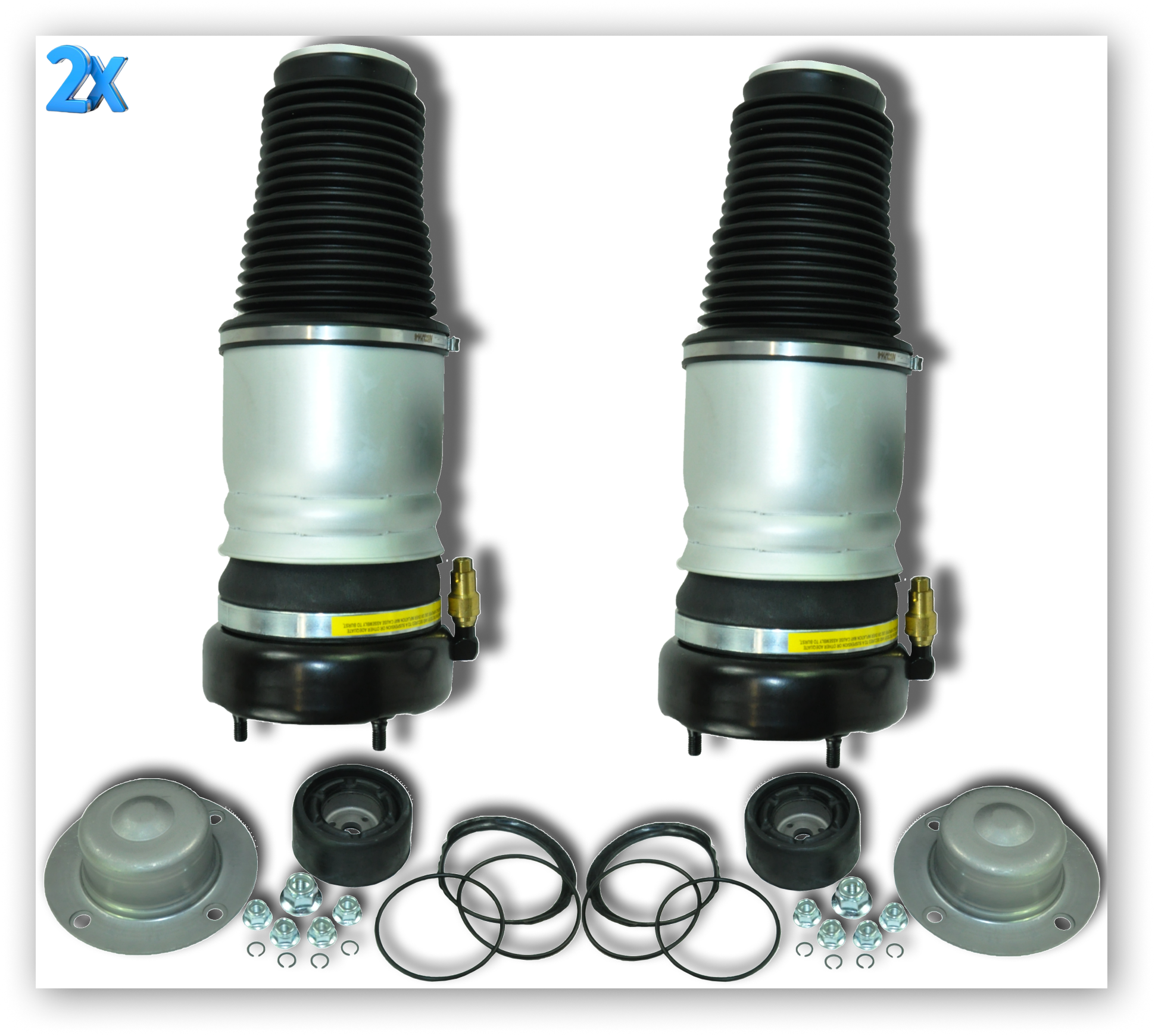 Pair of Air Suspension Spring Bag for Audi: A6 4F0616039R,  4F0616040R