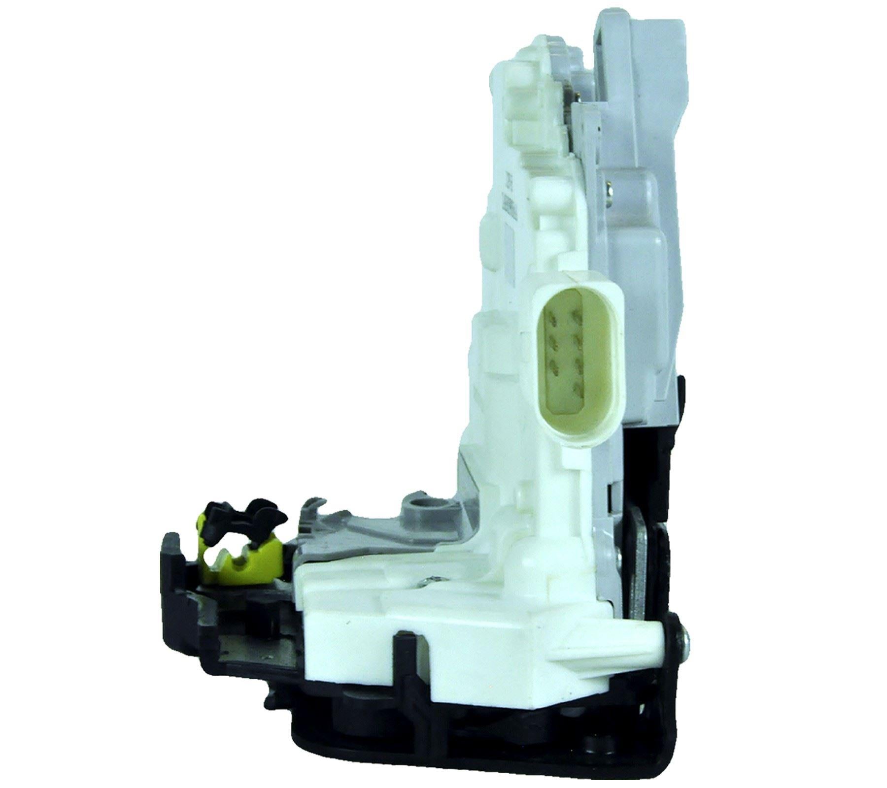 Audi rear door lock actuator mechanism side view
