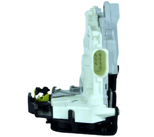 Audi rear door lock actuator mechanism side view