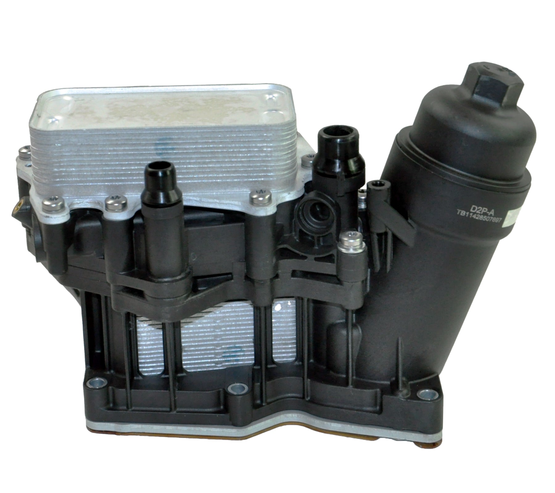11428507697 Engine Oil Cooler Filter Housing For BMW 1 3 5 S